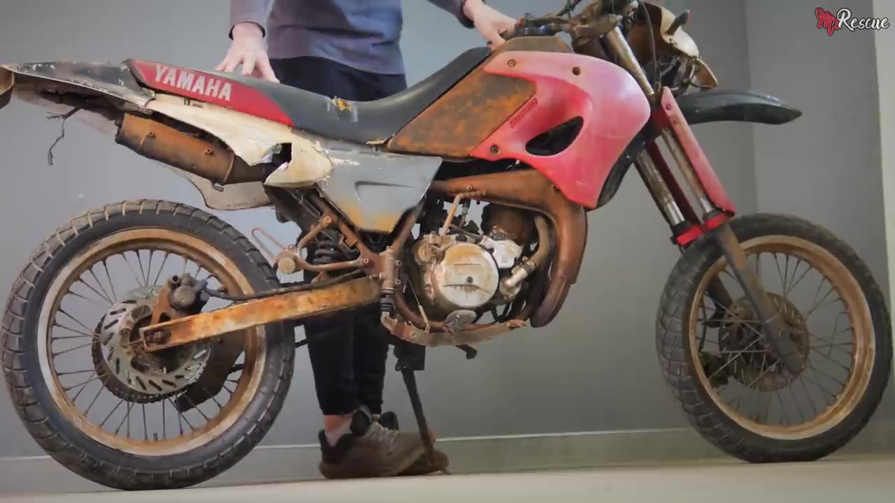 See Amazing Transformation! Witness the Full Restoration of a Yamaha DT50