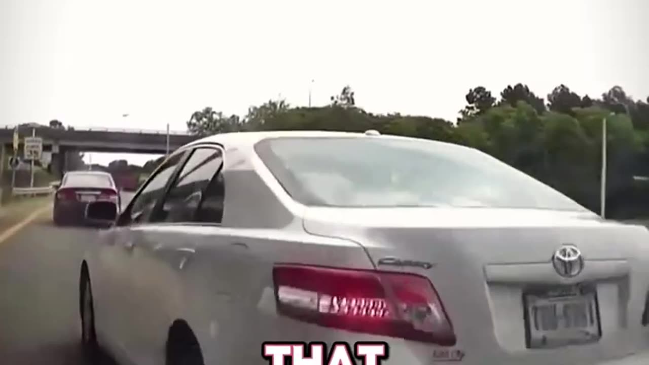 This lady ran into a truck