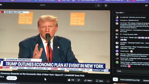 Donald Trump Economy remarks at the economic club of New York