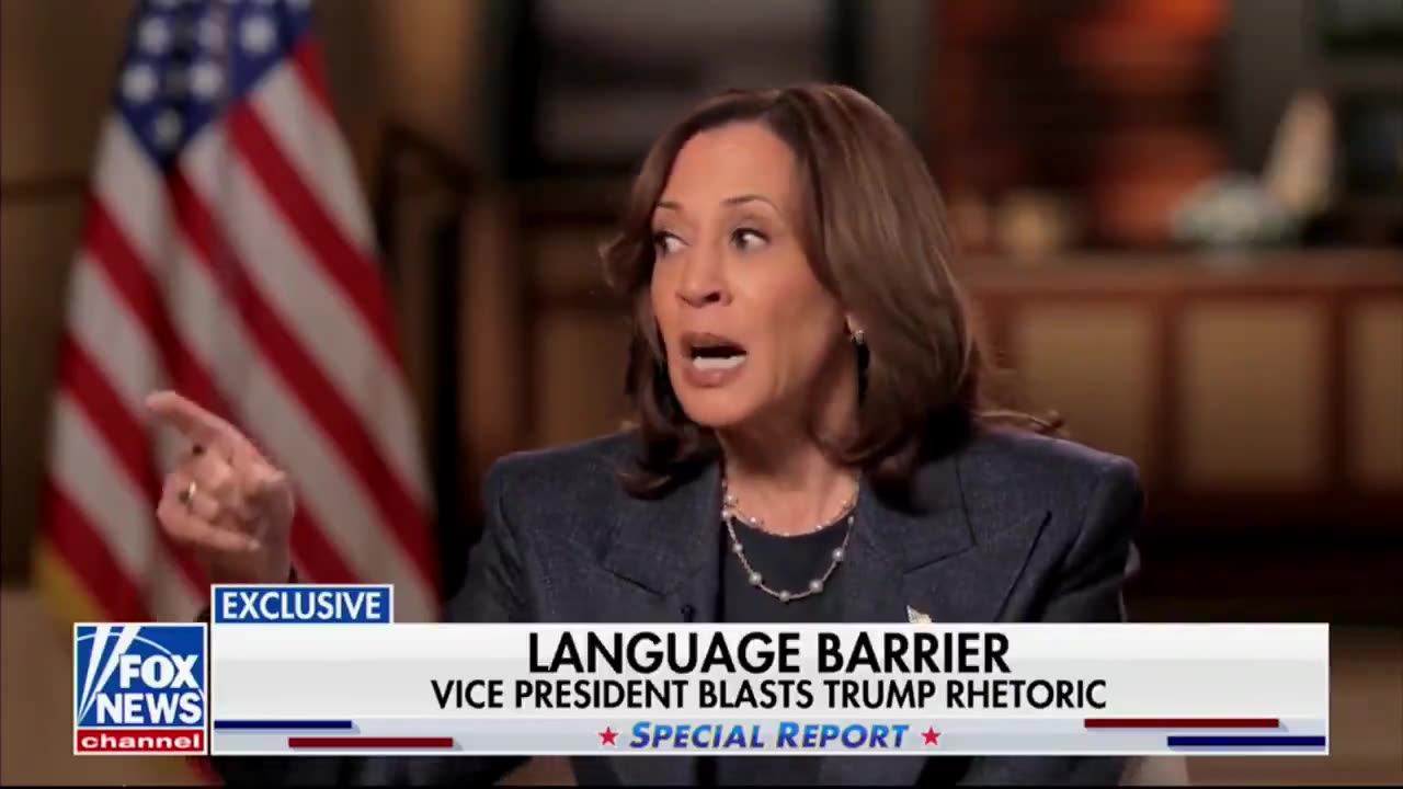 Kamala: Trump is the one who talks about an enemy within...