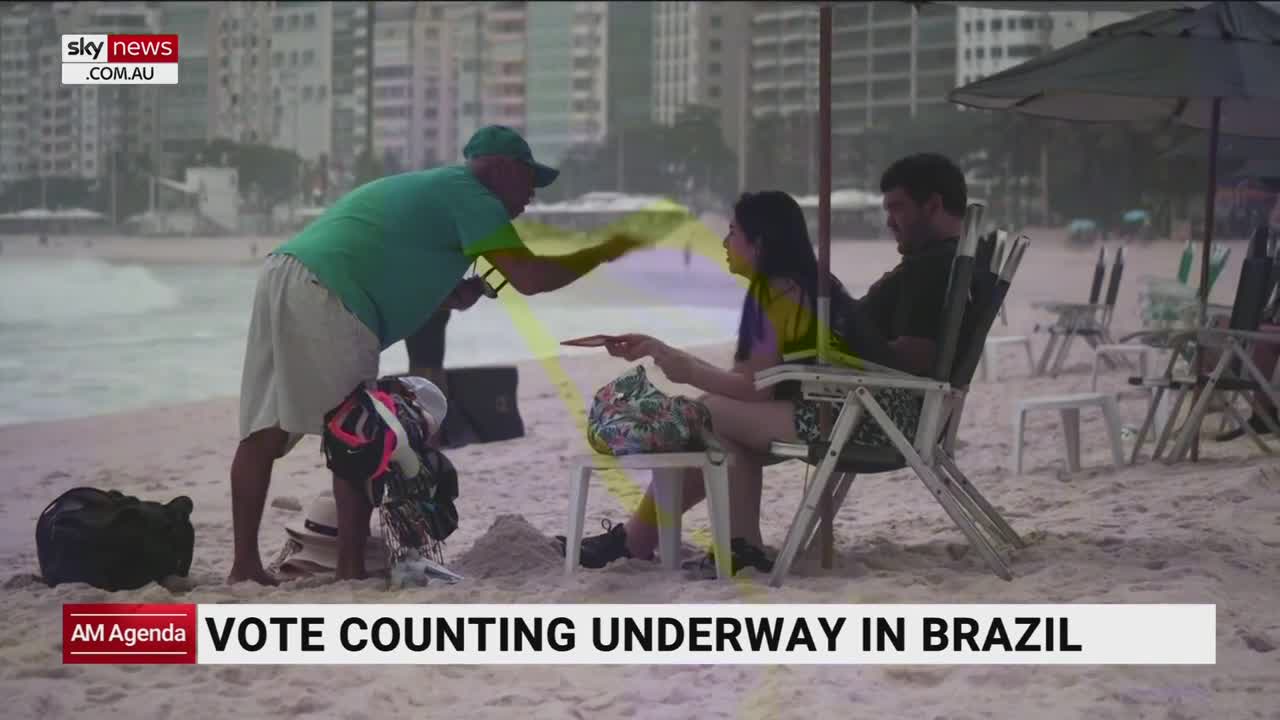 Vote counting for Brazil's new President underway