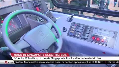 Made-in-Singapore electric bus