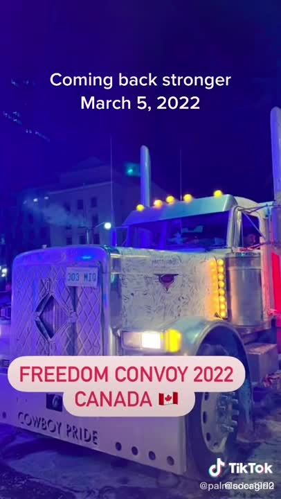 The convoy continues