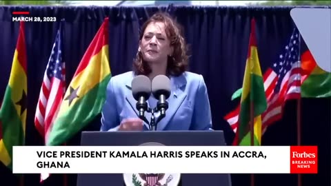 JUST IN- VP Kamala Harris Speaks About Importance Of Africa In The Future In Accra, Ghana