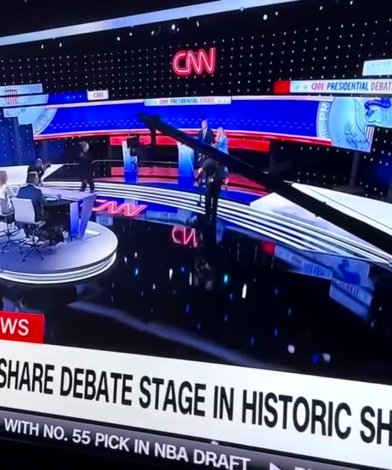 Watch Joe Biden get escorted off the stage! He needs Help.