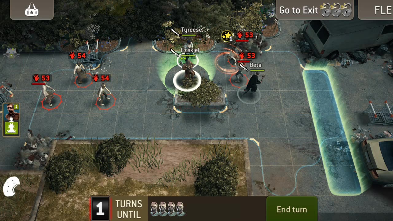 The Walking Dead No Man's Land Dodging The Dead Round 62