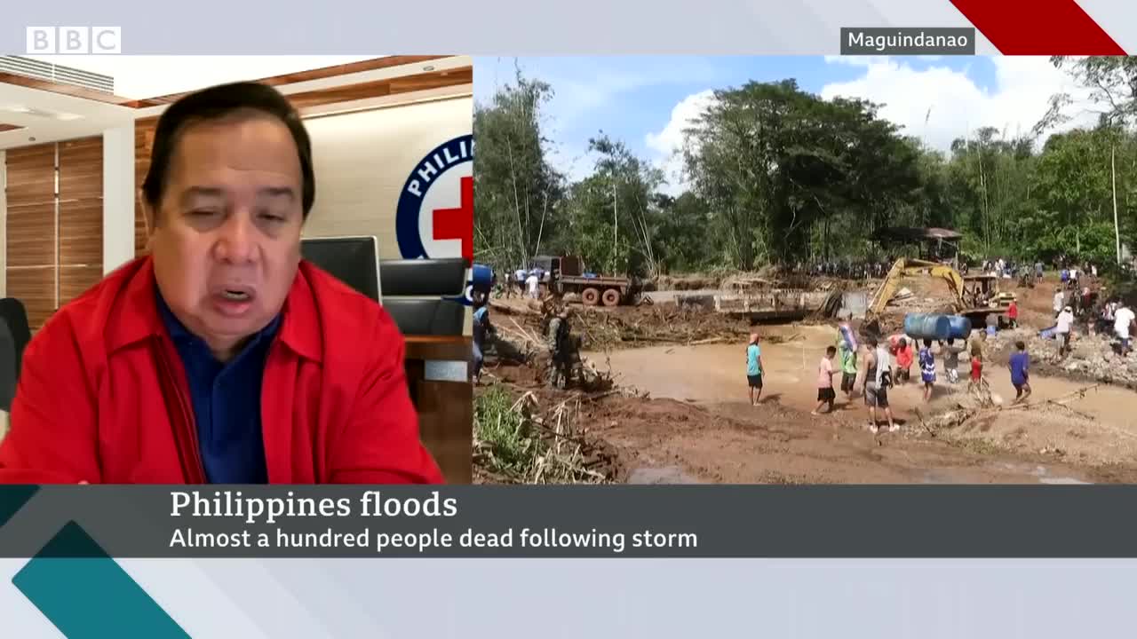 Philippines storm Nalgae kills dozens in floods and mudslides - BBC News