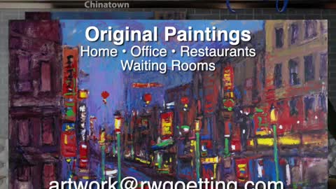 A short video of Chinatown by R W Bob Goetting