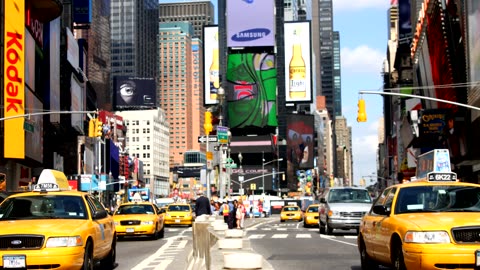 Video of the exquisite Times Square New York