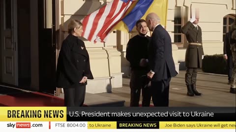 Historic day: Biden arrived in Kyiv this morning by train