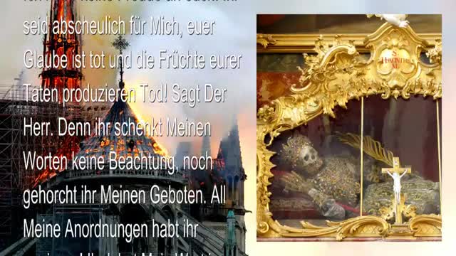 Das sagt der Herr zur unheiligen Kirche und ihren Nachfolgern 🎺 Die Trompete Gottes