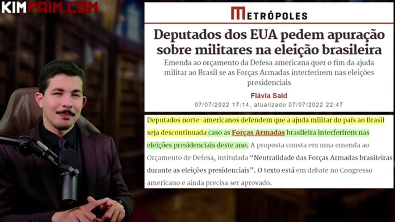 OPERAÇÃO INCOMUM - Revelada AJUDA do Biden pro Dilmo + Alckmin e Haddad e a PEÇA Central.