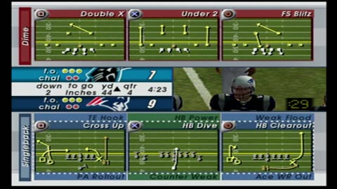 Madden NFL 2003 Franchise Mode Year 5 Week 8 Panthers At Patriots