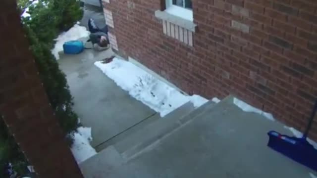 Woman Slips And Falls On Icy Porch And Couldn't Get Up