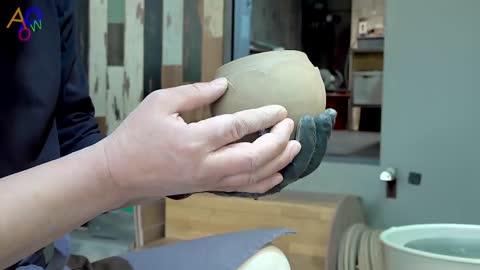 Luxury Teapot Making Process. Korean Pottery Master Craftsman1