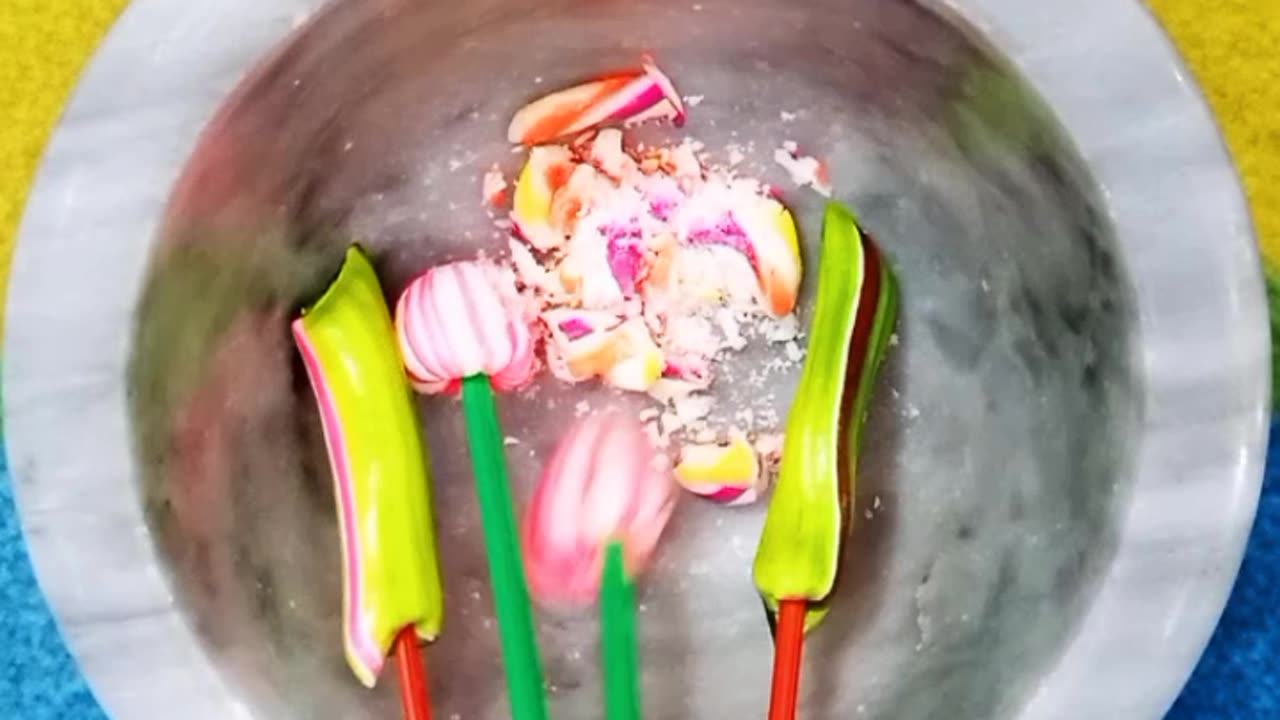 Satisfying Crushing Candy Lollipop ✅💥🍬🍭