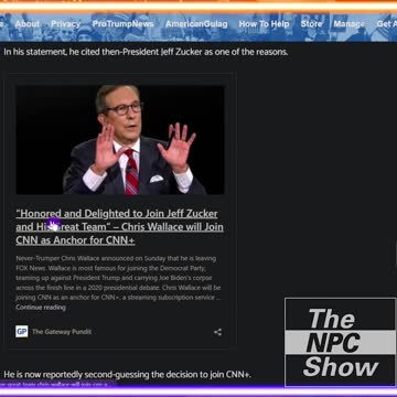 Chris Wallace Terrified That CNN's CEO Is Gone