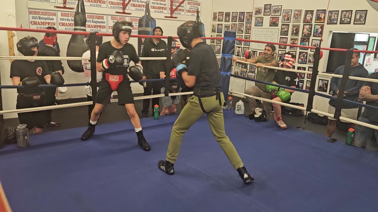 Joey sparring Tommy 10/24/24