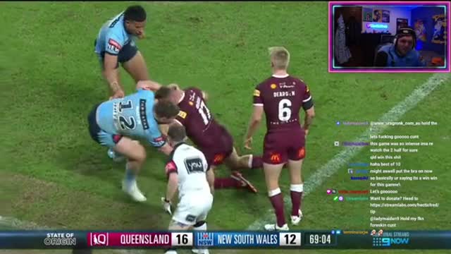 NSW tried the Rugby League Live cheese and it nearly worked 😂