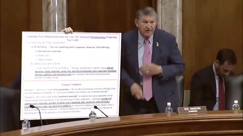 Manchin SHREDS "Inflation Reduction Act" In Powerful Moment