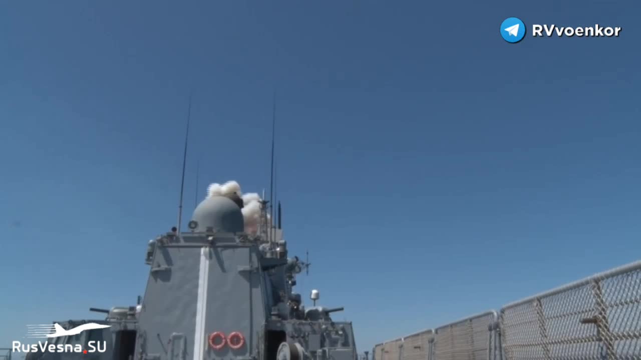 Ukraine War - Launch of sea-based cruise missiles