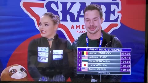 2023 Skate America Hendrickx FS Reaction