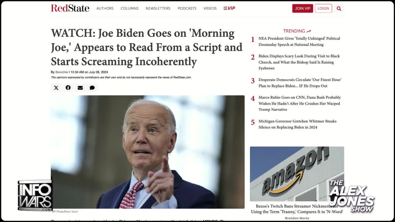 Biden Pledges To Never Leave, Throwing Deep State Into Panic