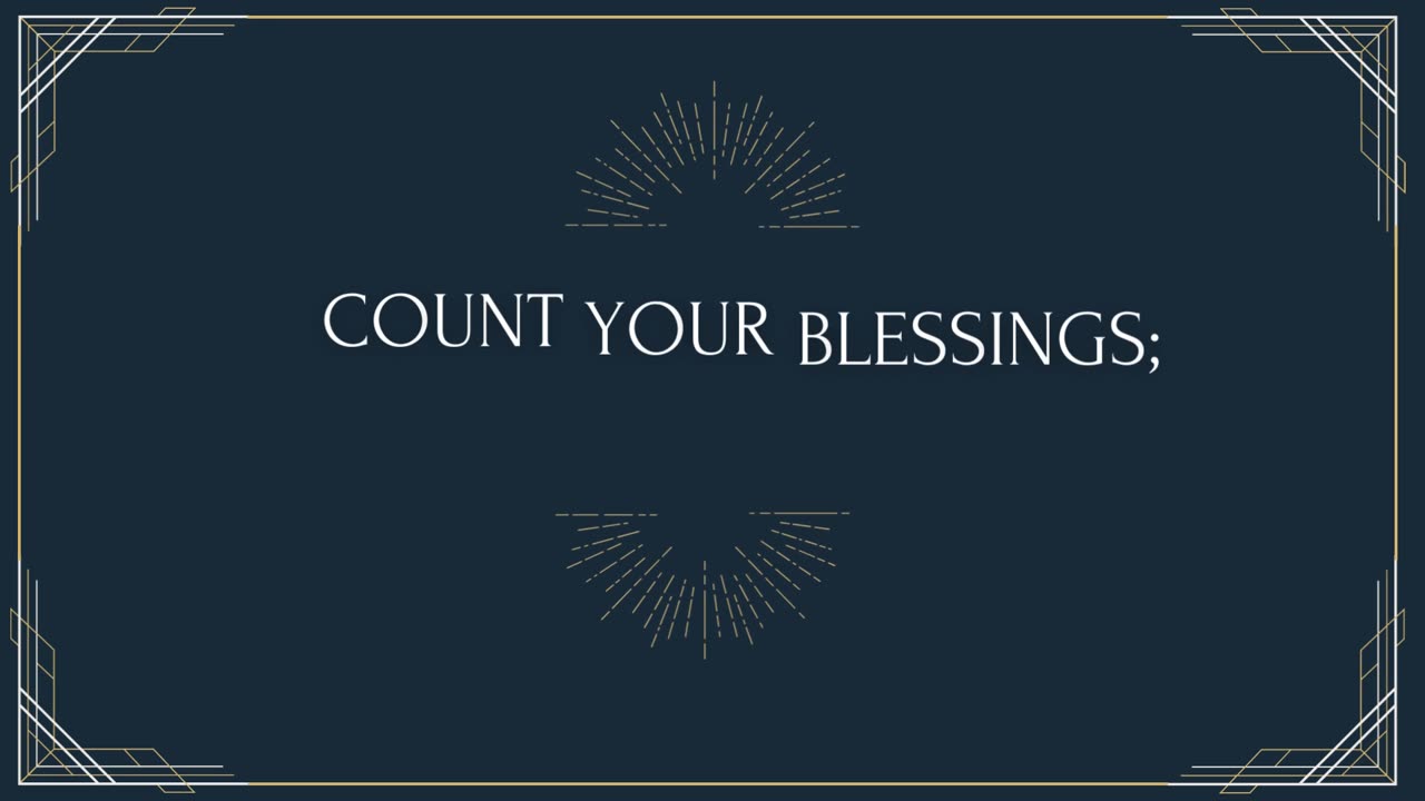 Count Your Blessing