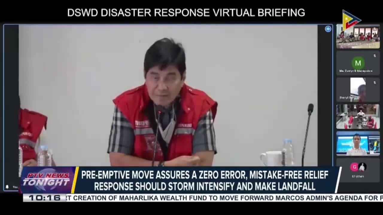 DSWD chief Erwin Tulfo puts his regional disaster response teams on red alert over an approaching s