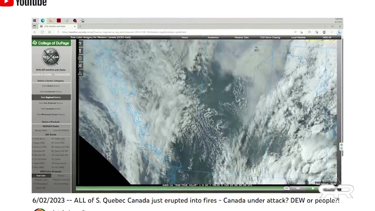 All Of South Quebec "Simultaneously" Erupted In Flames (All fires started at the same time)