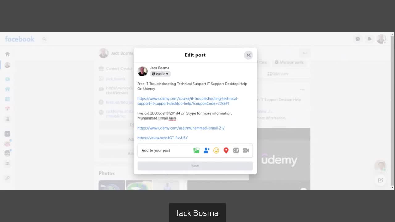 Free IT Troubleshooting Technical Support IT Support Desktop Help Course On Udemy