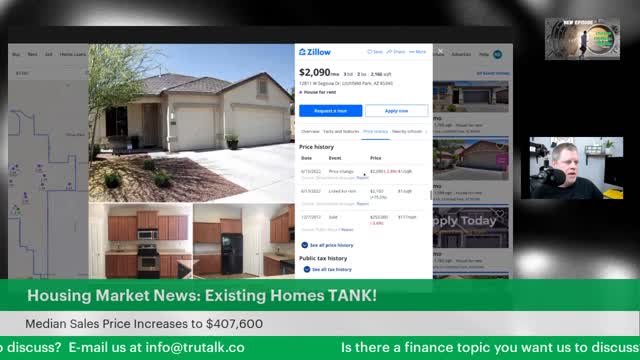 Housing Market News: Existing Homes Sales TANK!