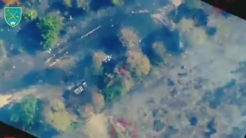 Shelling Russians Trying to Launch UAV