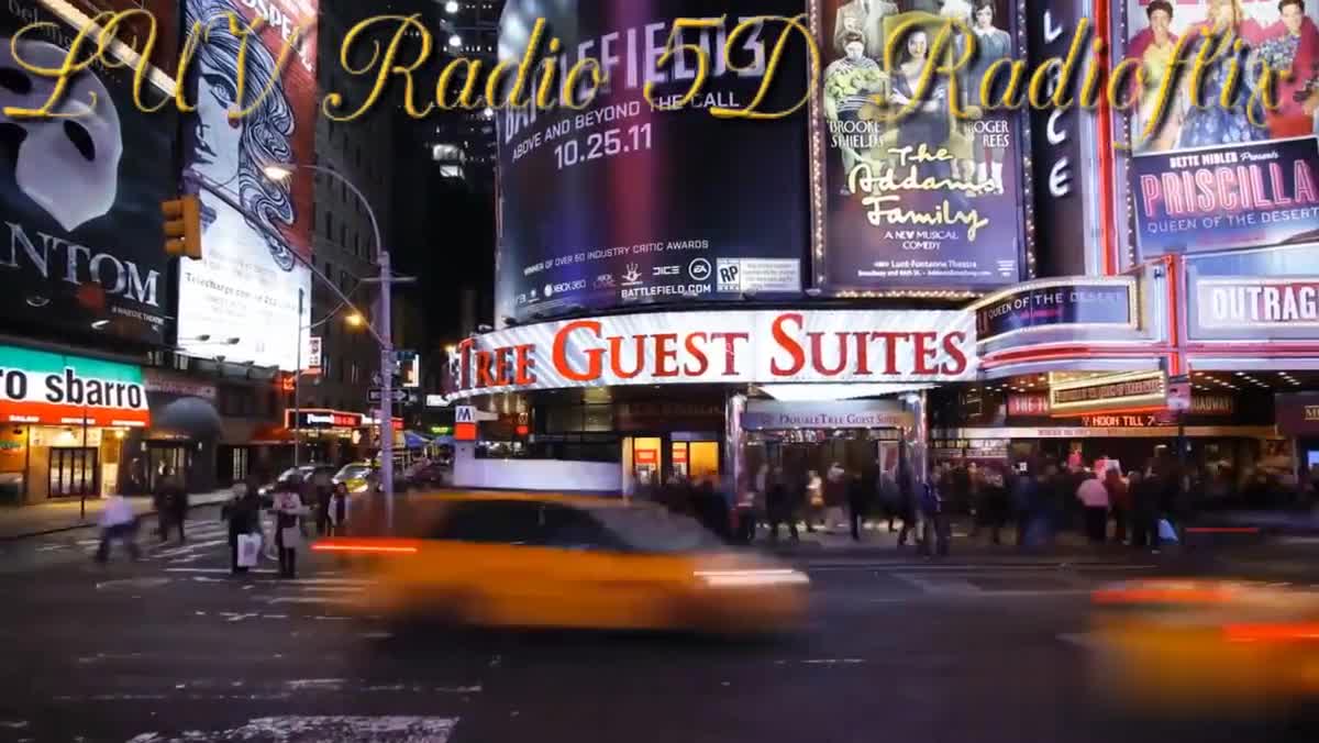 Epic Time Square NYC promo LUV Radio 5D Radioflix 12 Int'l Radio Stations (90 sec)