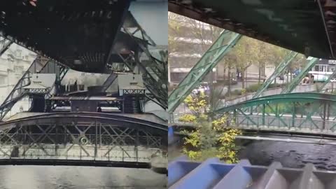 Wuppertal Schwebebahn 1902 Vs 2015