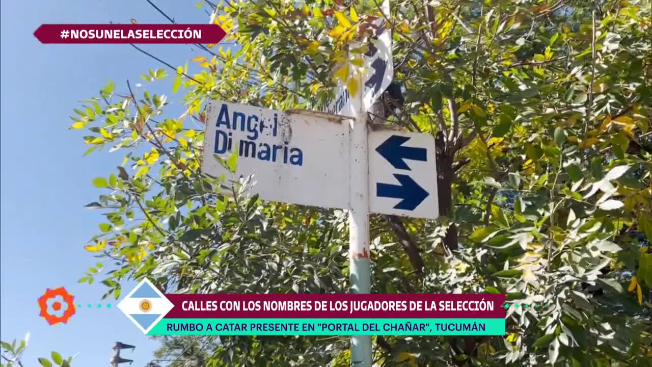 Calles con Nombres de Jugadores - Rumbo a Catar
