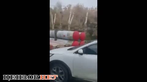 En Rusia, durante el transporte, cuatro misiles cayeron de un camión al complejo S-300.