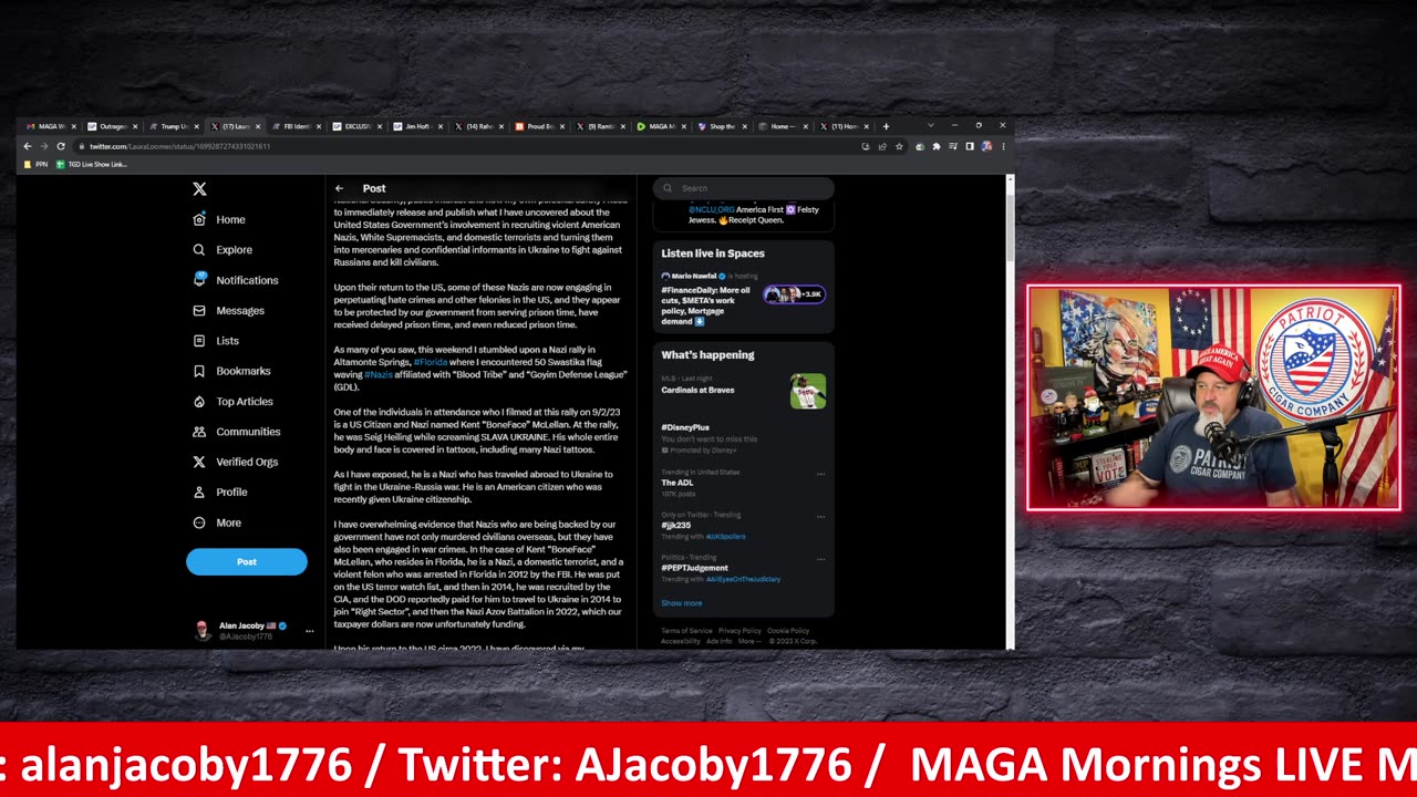 MAGA Mornings LIVE 9/6/2023 FBI Made J6 Playing Cards, Trump on Vaccines & Loomer on Nazis