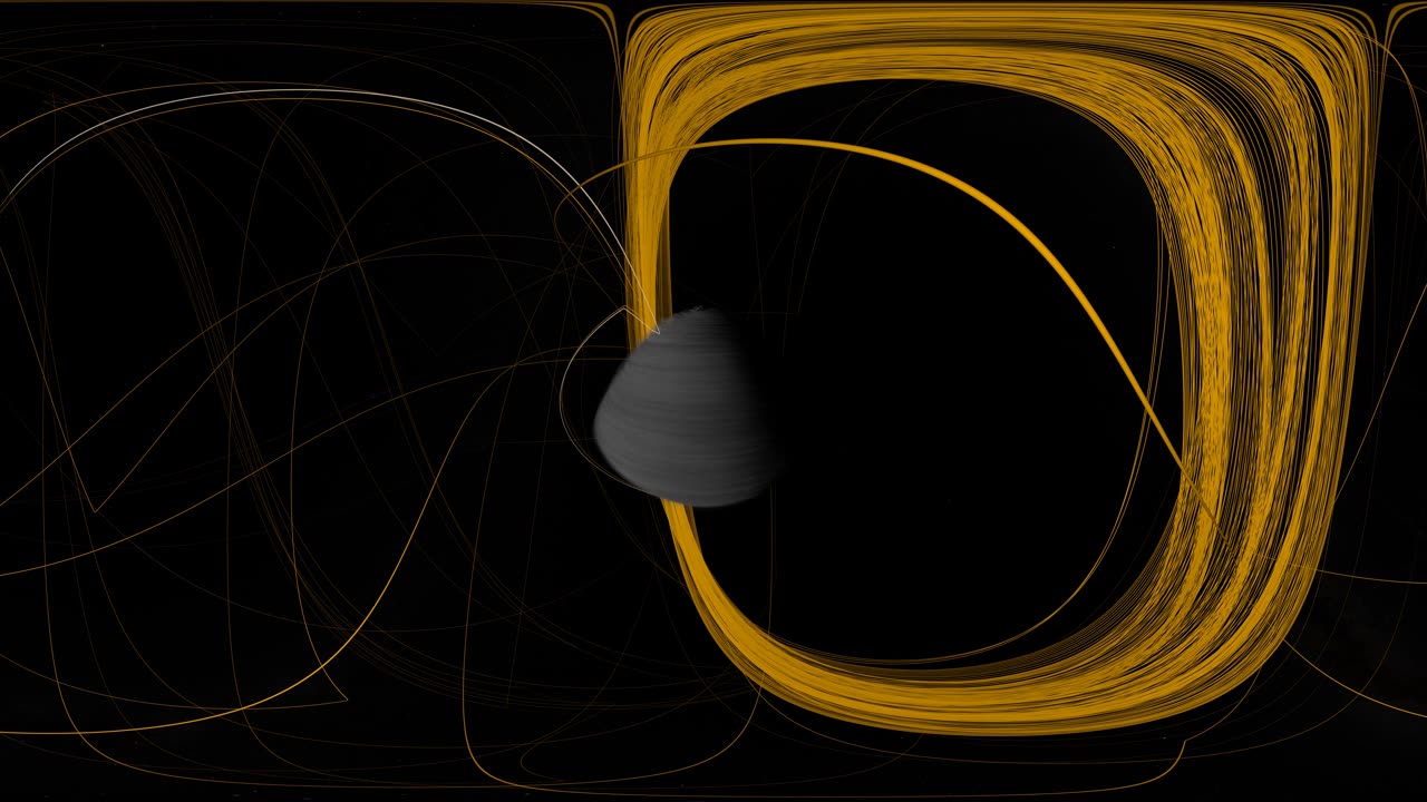 A Web Around Asteroid Bennu in 360°