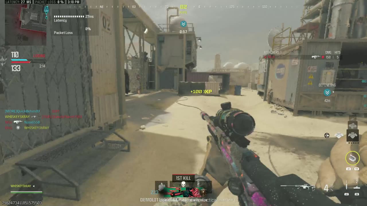 54 - 11 [RUST] - SNIPER GAME PLAY - ON XBOX - CALL OF DUTY MW3 - "REAL SHITSHOW"