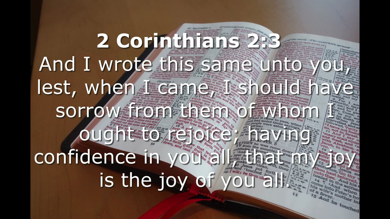 2 Corinthians 1:22 - 2:11 Sunday School Lesson