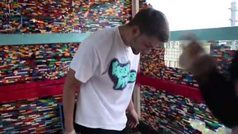 I built a giant house using only legos
