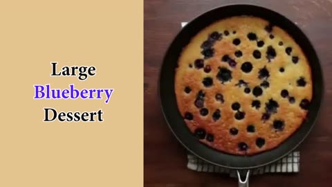 Large Blueberry Dessert