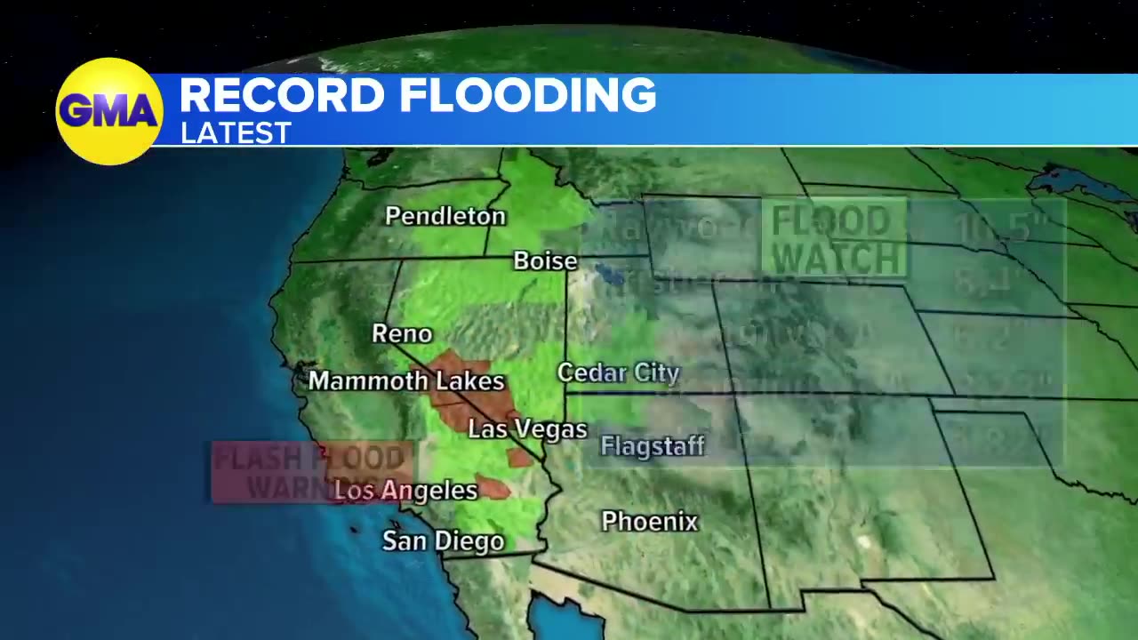 Tropical Storm Hilary crosses into Southern California | GMA