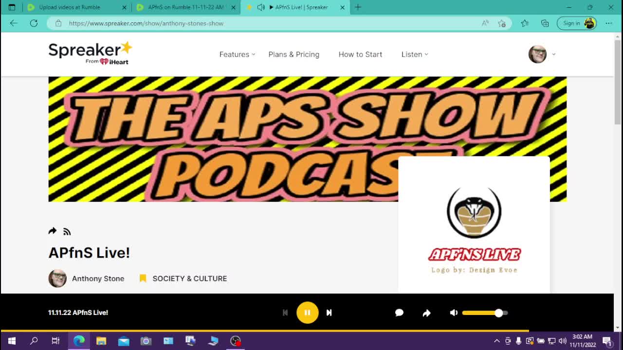 11-11-22 The Spreaker Live Simulcast