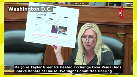 Marjorie Taylor Greene's Heated Exchange Over Visual Aids Sparks Debate at House Oversight Hearing!