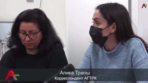 Корреспондент АГТРК задала вопрос одному из представителей оппозиции во время их пресс-конференции