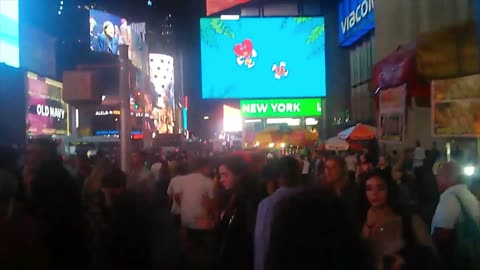 Where's Alesha- Times Square!