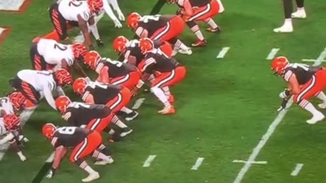 Nick Chubb two-point conversion