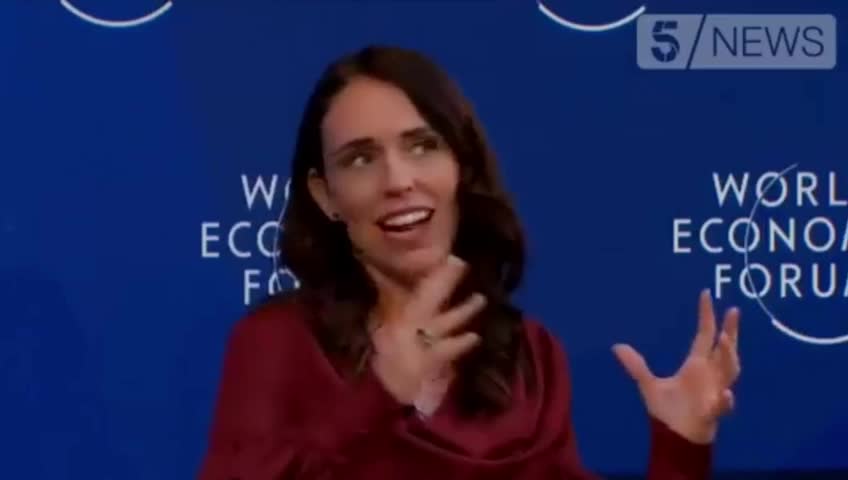 New Zealand psychopath Prime Minister Jacinda Ardern can’t hide her joy at increased suicide rate